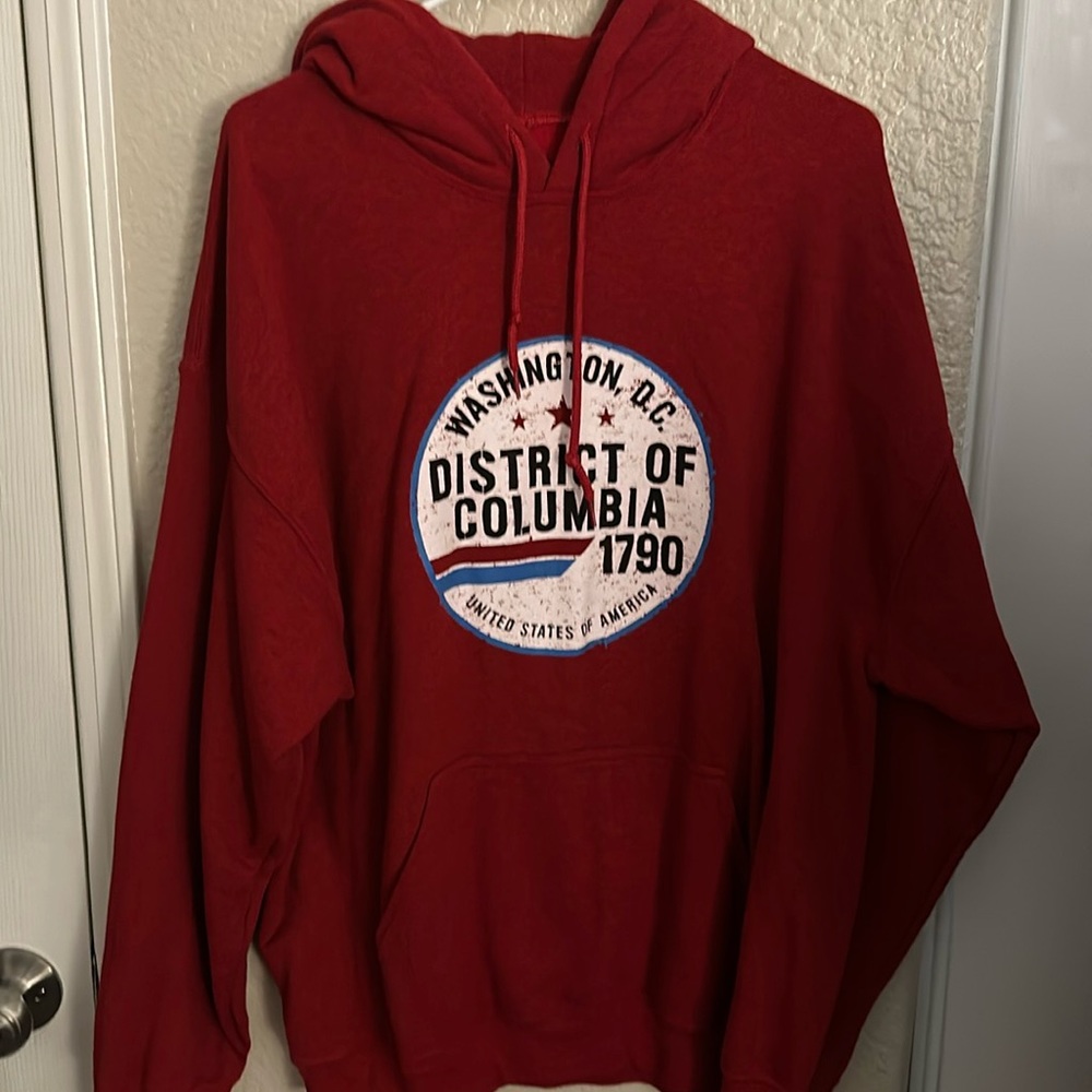 Red sweater size large
